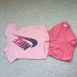 Nike shirt and tee set